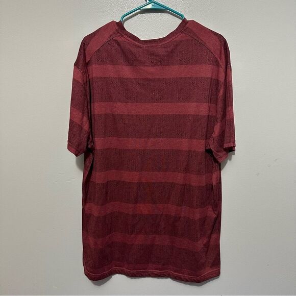 MADE by Cam Newton red striped short sleeve shirt NWT size XL - Picture 2 of 5